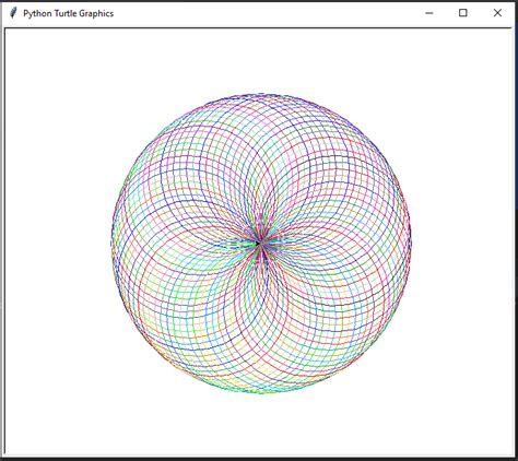 Image result for Python Turtle Spirograph Code