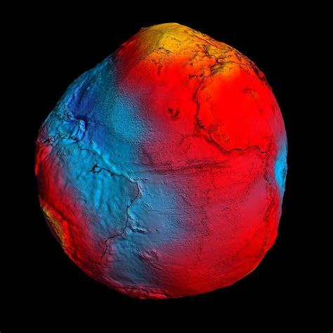 Earth's gravitational shape: Lump and bumps galore - CBS News