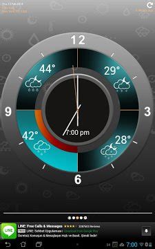 Weather Clock App 的图像结果