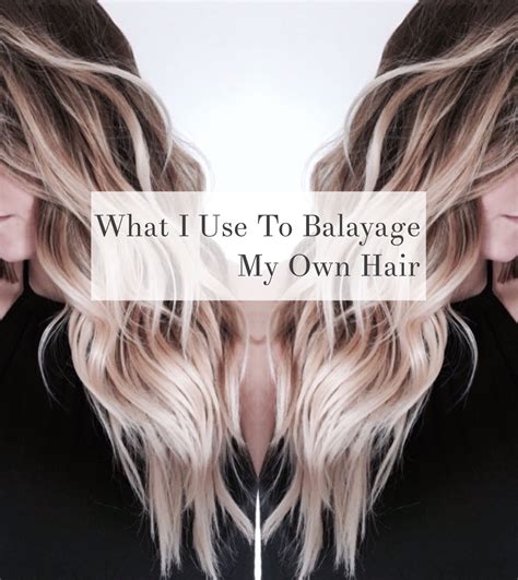 What I Use to Balayage My Own Hair | Hair color techniques, Diy ombre ...