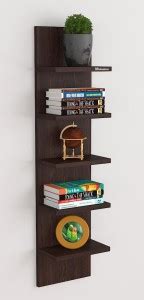 mahaakaay Stairs Wall Mount Shelf Racks Shelves Book Shelf Decor Unit ...