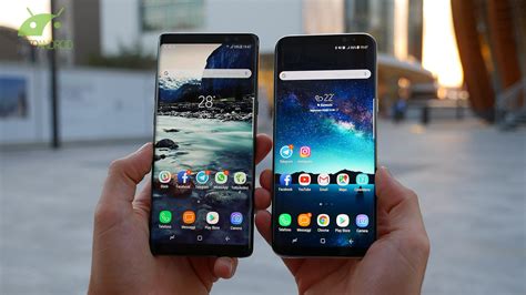 Samsung Galaxy Note 8 e Galaxy S8 Plus a confronto: due facce della ...