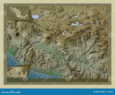 Michoacan, Mexico. Wiki. Major Cities Stock Illustration - Illustration ...