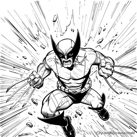Wolverine Coloring Pages - Free & Printable!