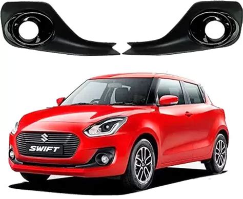 GS Grow n Shine Fog Lamp Bezel/Cover Compatible For Maruti Swift 2018 ...