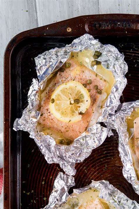 Lemon Caper Salmon - Jennifer Meyering