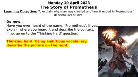 Image result for Prometheus Story Myth