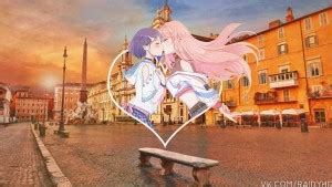 Anime Girls Picture In Picture Yuri Matte Finish Poster Paper Print ...