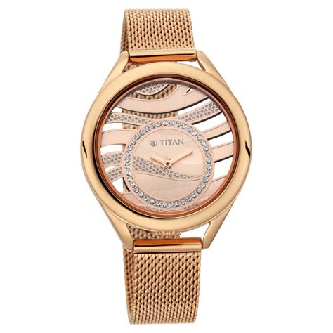 Titan Animalia Quartz Analog Stainless Steel Strap Watch for Women NS9 ...