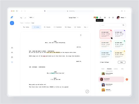 Script Writing App 的图像结果