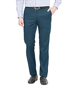 Buy AD & AV Men's Regular Fit Synthetic Trousers (219_BALENO_STEELGREY ...
