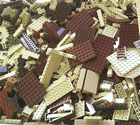 Lego Random Bulk Lot 1 Pound TANS + Shades of Browns Pieces Parts ...