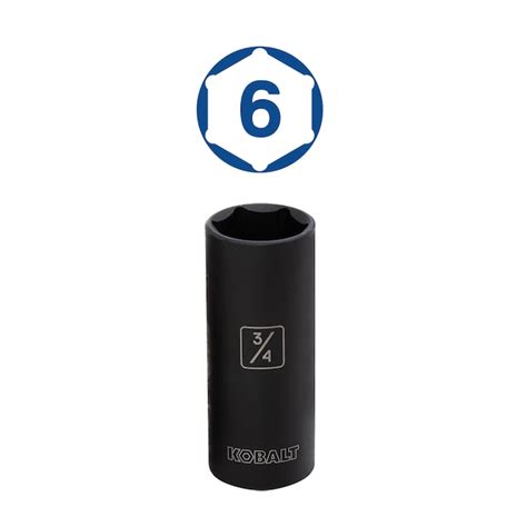 Kobalt 19-Piece Standard (SAE) and Metric 3/8-in Drive Set 6-point ...