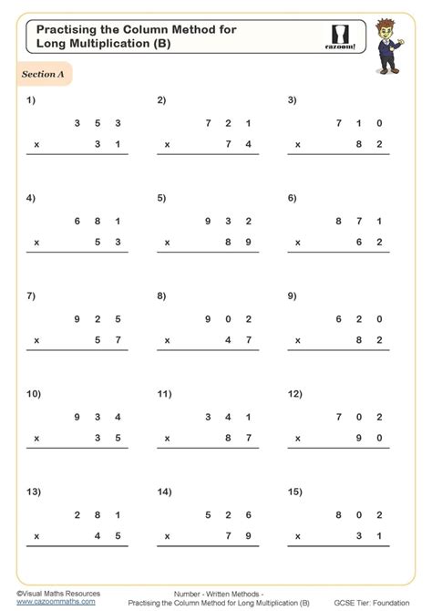 Short Multiplication Example 的图像结果