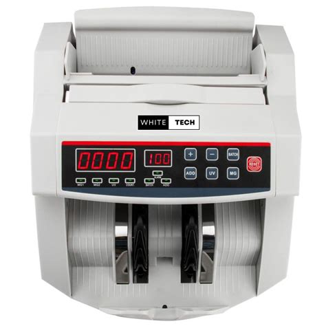 White Tech WT-01 Note,Money, Currency Counting Machine with UV/MG ...