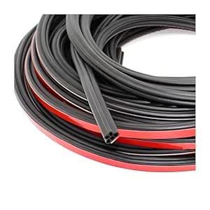 Osilly Car Door Seal Strip, Auto Double Layer 5-Hole Self Adhesive Door ...