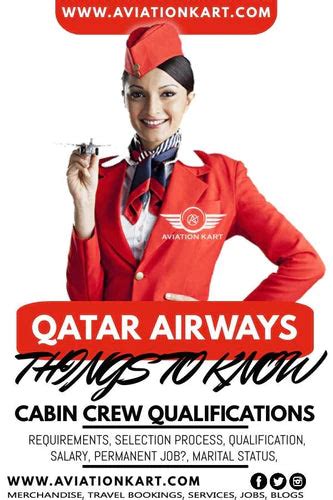 Qatar Airways Cabin Crew qualifications Things to Know – www ...