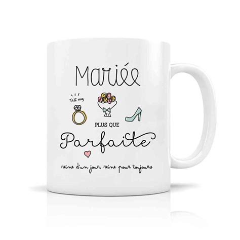 Cadeau mug et boite Mariée plus que parfaite
