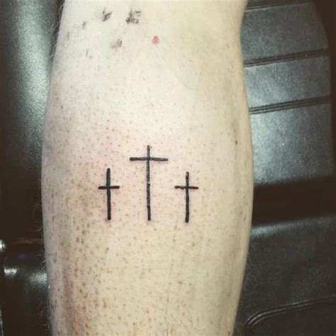 73 Amazing 3 Cross Tattoo Ideas To Reach Divinity - Pretty Upgrade