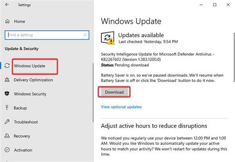 Image result for System Update Settings Windows 1.0