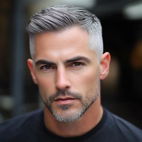 Easy Short Grey Hairstyles for Men – Low Maintenance | Short haircuts ...