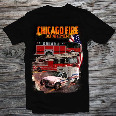 Professional, Modern, Fire Department T-shirt Design for Chicago-Fire ...