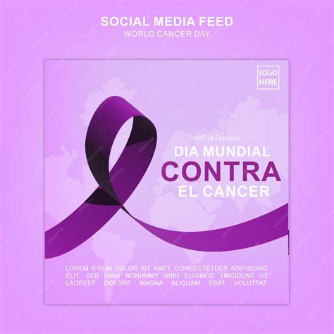 Premium Vector | World cancer day in spanish