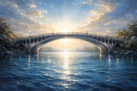 Wall Art Royal Water Bridge for Career Growth in North | Premium Canvas ...