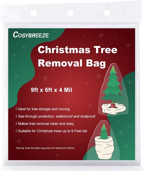 Amazon.com: 4 Mil Christmas Tree Removal Bag - Christmas Tree Storage ...