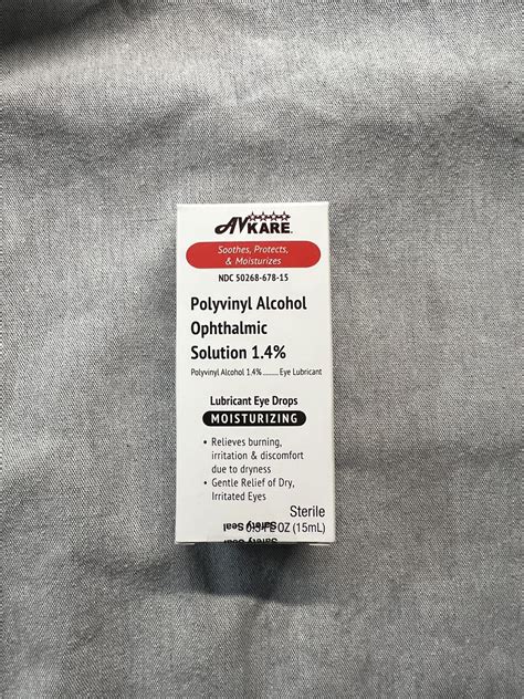 AvKARE Polyvinyl Alcohol Ophthalmic Solution