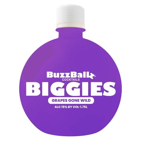 Buzzballz Biggies Grapes Gone Wild 1.75L Bottle - BuzzBallz - BevMo!
