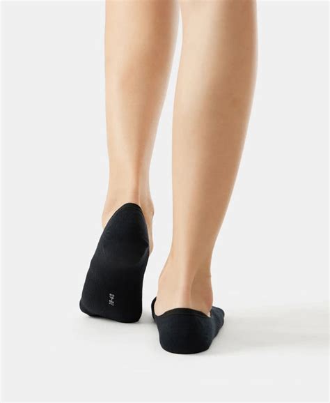 Buy Microfiber and Compact Cotton Stretch No Show Socks with StayFresh ...