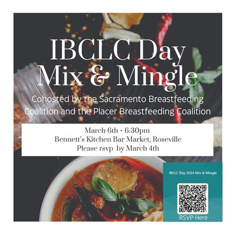 IBCLC Day Mix & Mingle, Bennett's Kitchen Bar Market - Roseville, 6 ...
