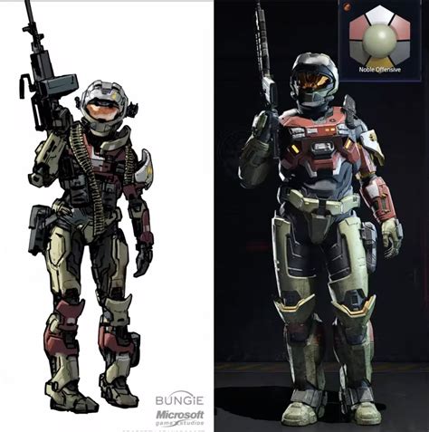 Halo Reach Characters Armor