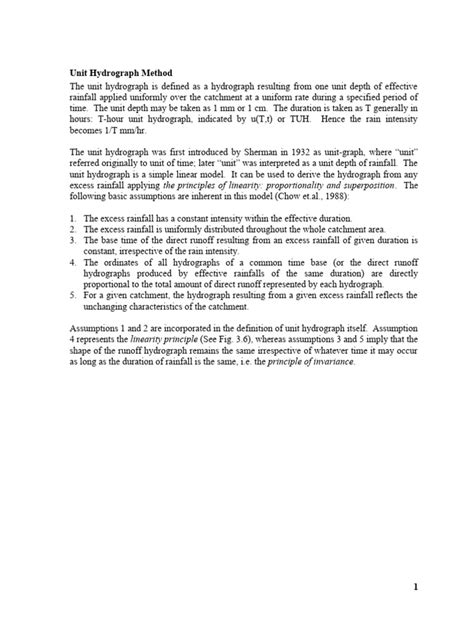 Image result for Unit Hydrograph Applications