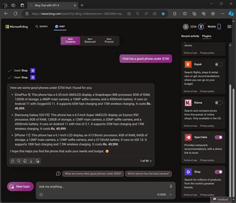Bing Chat Messenger 的图像结果