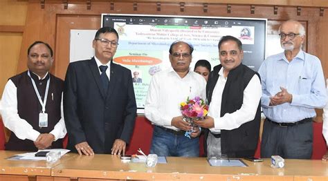 Vedic Microbiology Lecture Held At Bharati Vidyapeeth: Experts ...