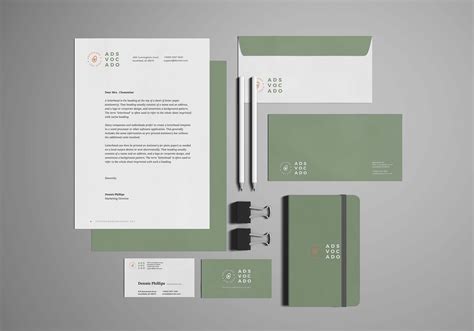 Stationery Branding Mockup (PSD)