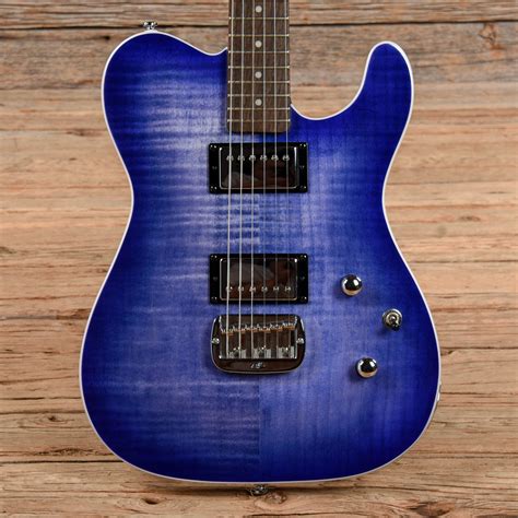 G&L Tribute Series ASAT Deluxe Carved Top Bright Blueburst – Chicago ...