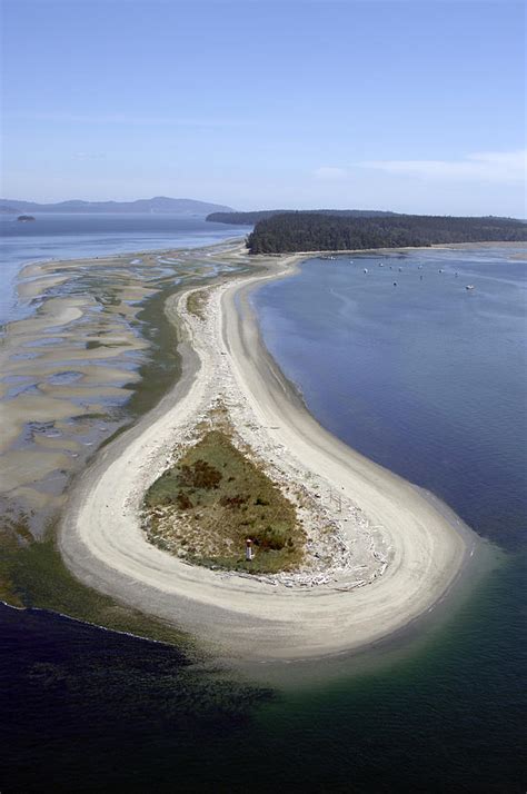 Sidney Spit Aerial Photograph by Kevin Oke
