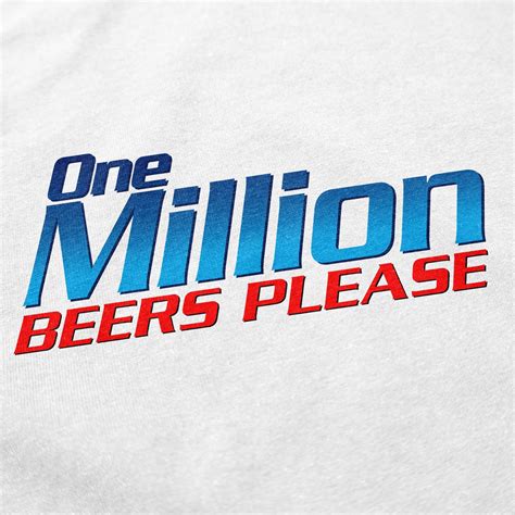 One Million Beers | T Shirt | SHS | – Shitheadsteve