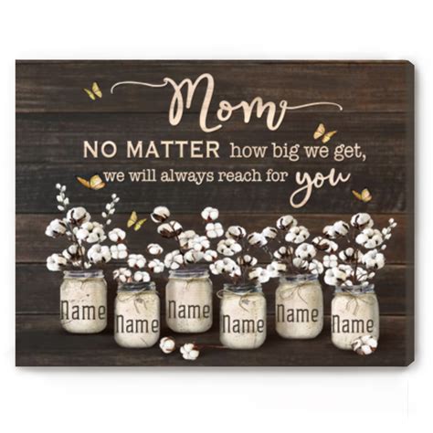 Personalized Gifts For Mom, Mom Sign With Kids Names, Christmas Gift ...