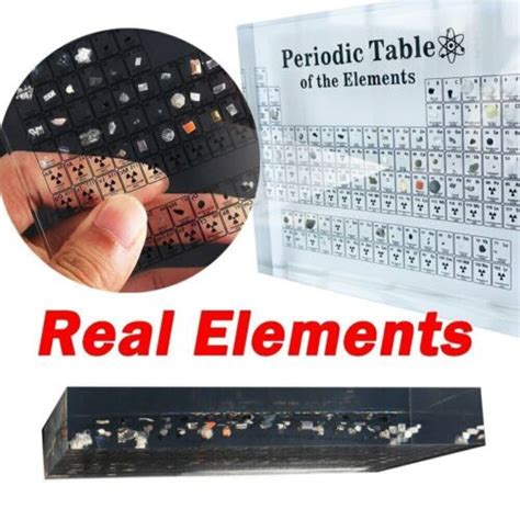Periodic Table of Elements Table Real Elements India | Ubuy