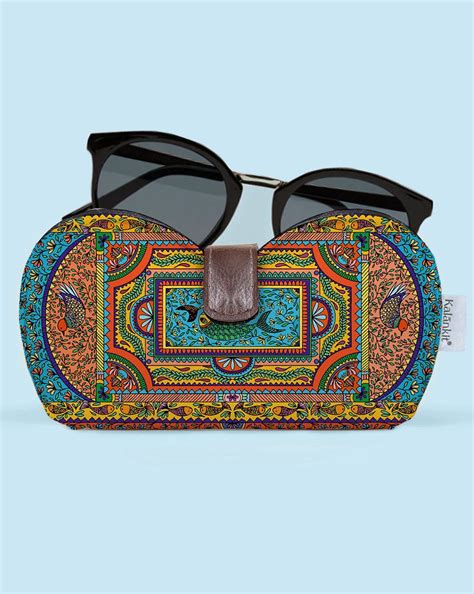Women’s Sunglass Case – Tradition in Motion ( Modern Madhubani ...