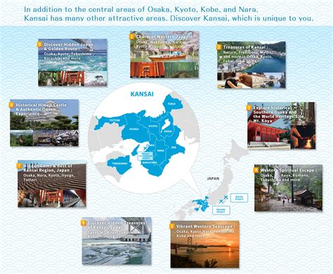 Top Tourist Attraction and Places Map of Kansai Japan – Tourist Places Guide