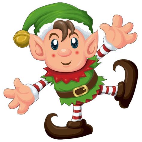 Voir les détails de l’image associée. Sticker Lutin de Noël re 4621 - Stickers Muraux Enfant