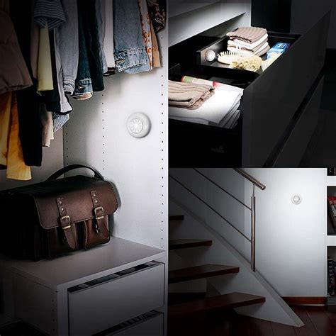 Buy Tap Lights Battery Powered, 5 Pack LED Push Button Lights Battery ...