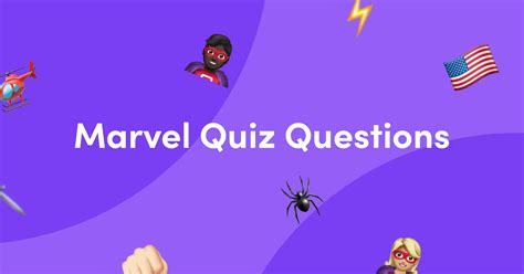 50 Marvel Quiz Questions and Answers - Kwizzbit