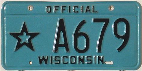 Wisconsin police plate.