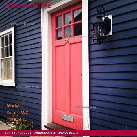 Modern Door Design For Home, Glass Door With Wooden Frame Design Door ...